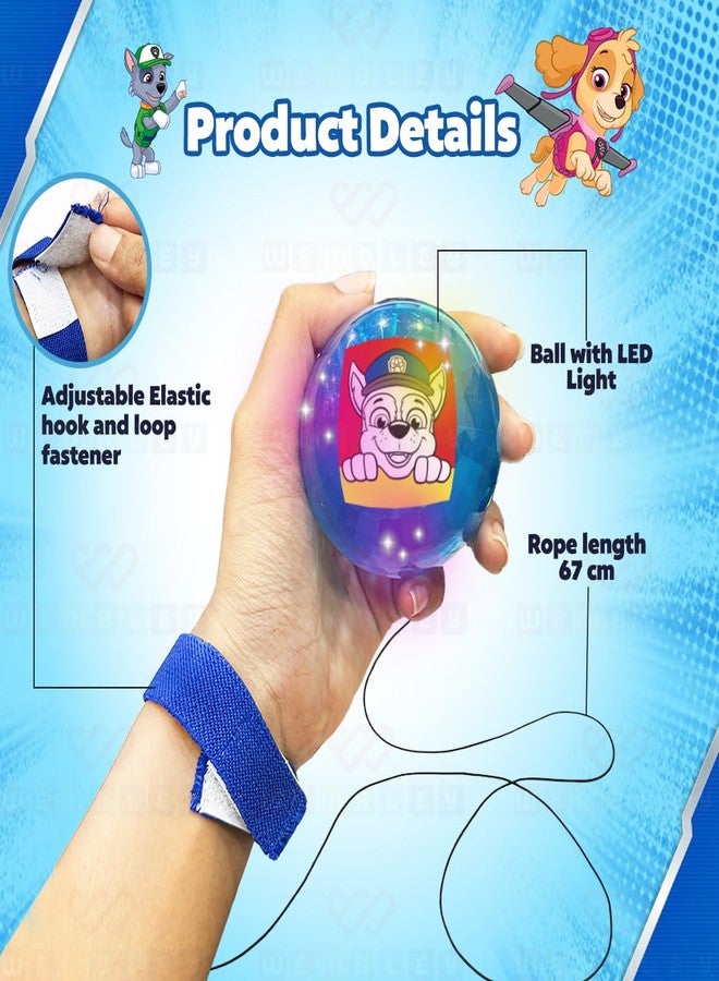 ويمبلي كرة يو يو من ويمبلي باو باترول، لعبة أنشطة للأطفال من الجنسين، مزودة بسوار معصم قابل للتعديل وإضاءة LED، هدية مثالية للمناسبات الخاصة أو أعياد الميلاد - ألوان عشوائية - Image 3